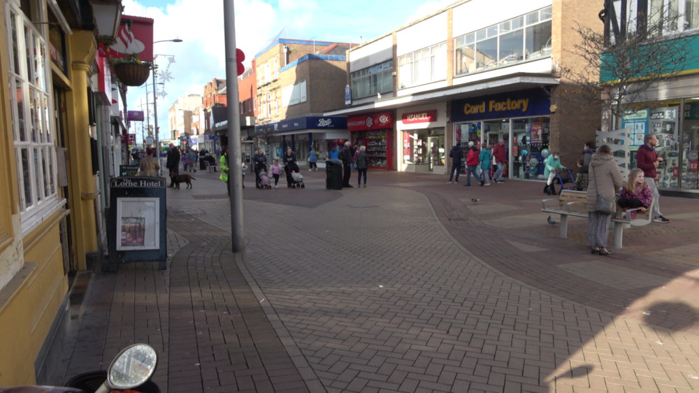 Rhyl High Street.