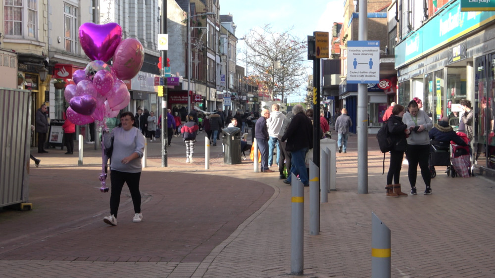 Rhyl High Street.